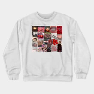 heart aesthetic collage Crewneck Sweatshirt